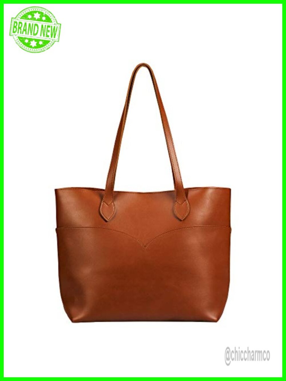 Vegan Leather Tote Bag for Women Detachable Clutch Purse Shoulder Handbag